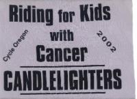 A poster from the first Ride for a Child ride in 2022