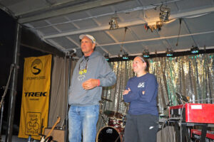 Dick Hartung and Candlelighters E.D. Sarah Breece at Cycle Oregon 2022
