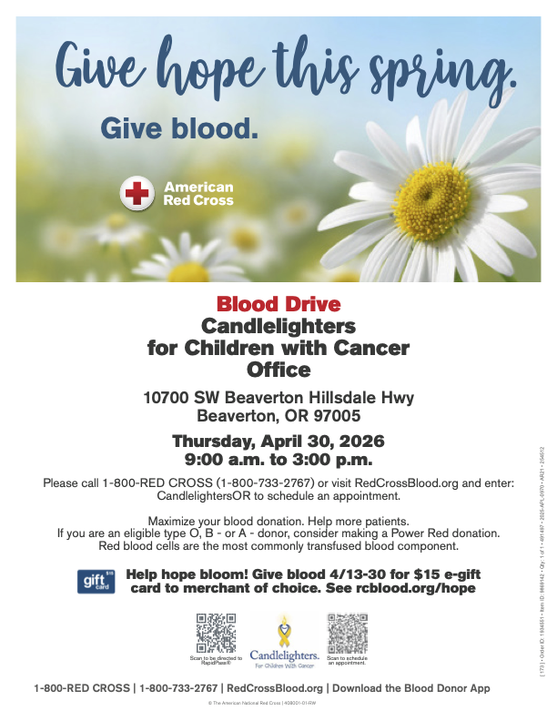 Candlelighters Blood Drive